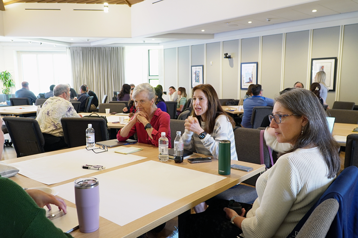 Faculty members discuss AI.